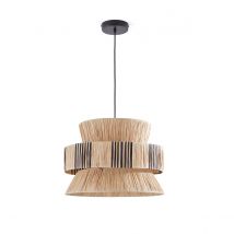 La Redoute Interieurs Lampadario Triplo In Rafia Ø40 Cm, Rafita