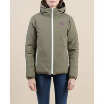 Flotte Piumino Reversibile Charonne Unisex Con Cappuccio Verde Donna Taglie M