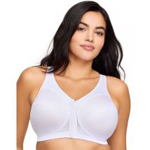 Glamorise Reggiseno Forte Sostegno, Magic Lift Bianco Donna Taglie 4 F