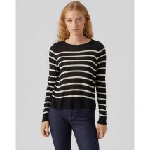 Vero Moda Pull Alla Marinara In Maglia Fine Nero Donna Taglie XS