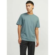 Jack & Jones T-shirt Scollo Rotondo In Cotone Bio Blu Uomo Taglie L