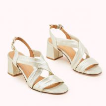 Cosmoparis Sandali Pelle Scamosciata Vizzo, Made In Europe Grigio Donna Taglie 40