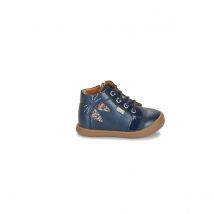 Gbb Stivaletti In Pelle Chouga Blu Bambina Taglie 20