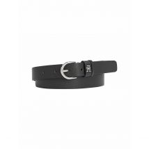 Tommy Hilfiger Cintura In Pelle Effortless, Larghezza 2,5 Cm Nero Donna Taglie 80 cm