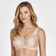 Miss Mary Of Sweden Reggiseno In Cotone, Senza Ferretti, Minimizer Beige Donna Taglie 8 D