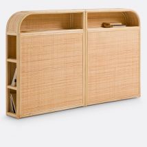 La Redoute Interieurs Testiera In Vimini Con Contenitore, Ladara Beige Taglie 160 cm