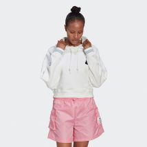 Adidas Originals Felpa Con Cappuccio Corta Disney Bianco Donna Taglie 46 (IT) - 42 (FR)