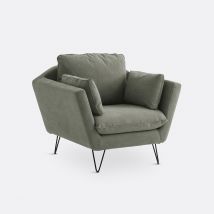 La Redoute Interieurs Poltrona, Cotone, Bristal Verde Taglie 1 posto