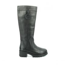 Kickers Stivali In Pelle Kick High Nero Donna Taglie 38