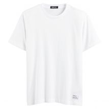 Replay T-shirt Dritta A Maniche Corte Bianco Uomo Taglie L