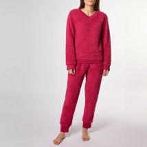 Naf Naf Pigiama Homewear In Maglia Banjo Rosso Donna Taglie XL