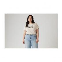 Levi’s Plus T-shirt Con Logo Maniche Corte Beige Donna Taglie 48/50 (IT) - 44/46 (FR)
