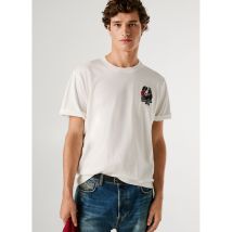 Pepe Jeans T-shirt A Maniche Corte Shad Bianco Uomo Taglie XL