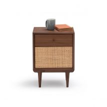 La Redoute Interieurs Comodino Vintage Noce E Vimini, Dalqui