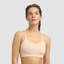 Dim Sport Brassiere Sportivo Seamless, Impatto Leggero Rosa Donna Taglie M