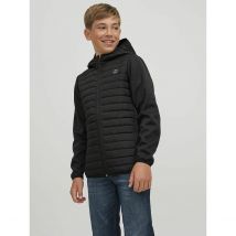 Jack & Jones Junior Giubbotto Con Cappuccio Nero Bambino Taglie 12 anni - 150 cm