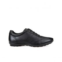 Geox Baskets Traspiranti In Pelle Symbol Nero Uomo Taglie 42
