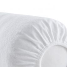 La Redoute Interieurs Sottofedera In Tessuto Felpato Trattato Teflon Antimacchia Bianco Taglie 140 cm