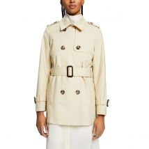 Esprit Trench Media Lunghezza Con Cintura Beige Donna Taglie XXL