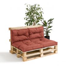 La Redoute Interieurs Materasso Da Esterno Per Divano Pallet, Samara Rosso Taglie 80 x 120 cm