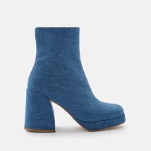 Minelli Stivaletti In Denim Essopia Blu Donna Taglie 39