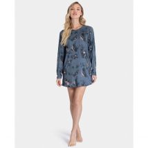 Impetus Camicia Da Notte Maniche Lunghe In Modal, Ayaka Blu Donna Taglie XL