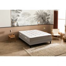 Epeda Completo Materasso 800 Molle Majestueux + Rete Grigio Taglie 90 x 200 cm