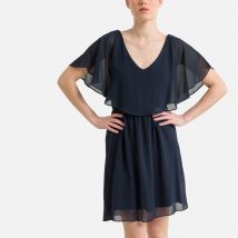 Naf Naf Abito Corto Scollo A V Rosso Donna Taglie 38 (FR) - 42 (IT)