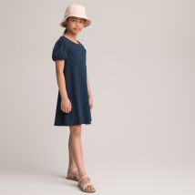 La Redoute Collections Abito A Maniche Corte Forma A Palloncino Blu Bambina Taglie 3 anni - 94 cm