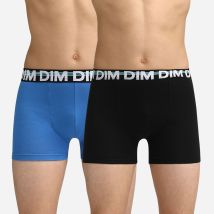 Dim Confezione Da 2 Boxer 6-16 Anni Nero Bambino Taglie 8 anni - 126 cm