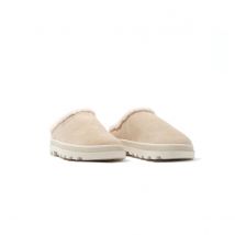 Palladium Sabots Pelle Imbottiti Palladune Mule Warm Beige Uomo Taglie 38