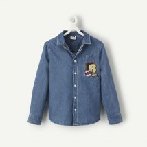 Tape A L'oeil Camicia In Denim Blu Bambino Taglie 6 anni - 114 cm