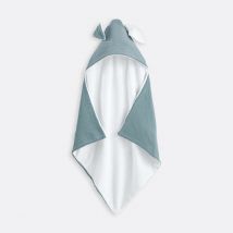 La Redoute Interieurs Mantella Da Bagno Garza Di Cotone 380 G/m2, Kumla Blu Taglie 100 x 100 cm