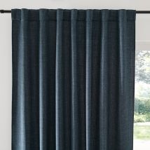 La Redoute Interieurs Tenda Effetto Nido D'ape Con Passanti Nascosti, Montego Blu Taglie 260 x 140 cm