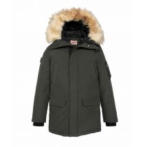 Schott Parka Con Cappuccio 10-16 Anni Verde Bambina Taglie 12 anni - 150 cm