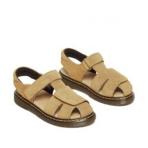 Dr. Martens Sandali Moby Ii In Pelle Scamosciata Marrone Bambina Taglie 31