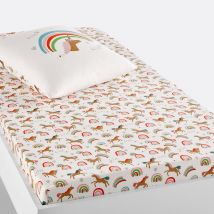 La Redoute Interieurs Lenzuolo Con Angoli In Cotone Biologico, Licorne Altro Taglie 90 x 140 cm