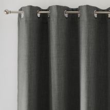 La Redoute Interieurs Tenda Oscurante Con Occhielli, Exurie Grigio Taglie 180 x 140 cm