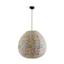 La Redoute Interieurs Lampadario A Sfera Stampa Floreale Ø55 Cm, Printa