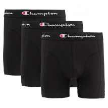 Champion Confezione Da 4 Boxer Tinta Unita Basic Nero Uomo Taglie XL