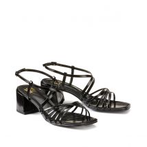 La Redoute Collections Sandali Cinturini Sottili Con Tacco Nero Donna Taglie 38