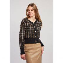 Derhy Cardigan In Maglia Damienne Nero Donna Taglie XL