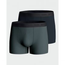 Impetus Confezione Da 2 Boxer Tinta Unita Nero Uomo Taglie M