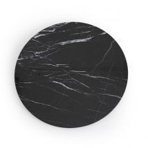 Am.pm Piano Da Tavolo In Marmo Ø105 Cm, Aradan Nero Taglie 4 persone