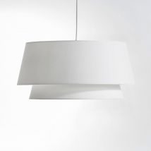 Am.pm Lampadario Con Doppio Paralume Epilogon Bianco Taglie 60 cm