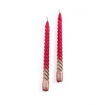 La Redoute Interieurs Set Di 2 Candele Intrecciate Con Glitter, Caspar