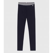 Petit Bateau Jeggings In Cotone Blu Bambina Taglie 6 anni - 114 cm