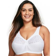 Glamorise Reggiseno Di Sostegno, Magic Lift Bianco Donna Taglie 10 G