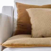 Funda de cojín 40x40 cm, algodón/lino, Orella