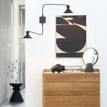 Lámpara de pared 2 brazos, Voltige